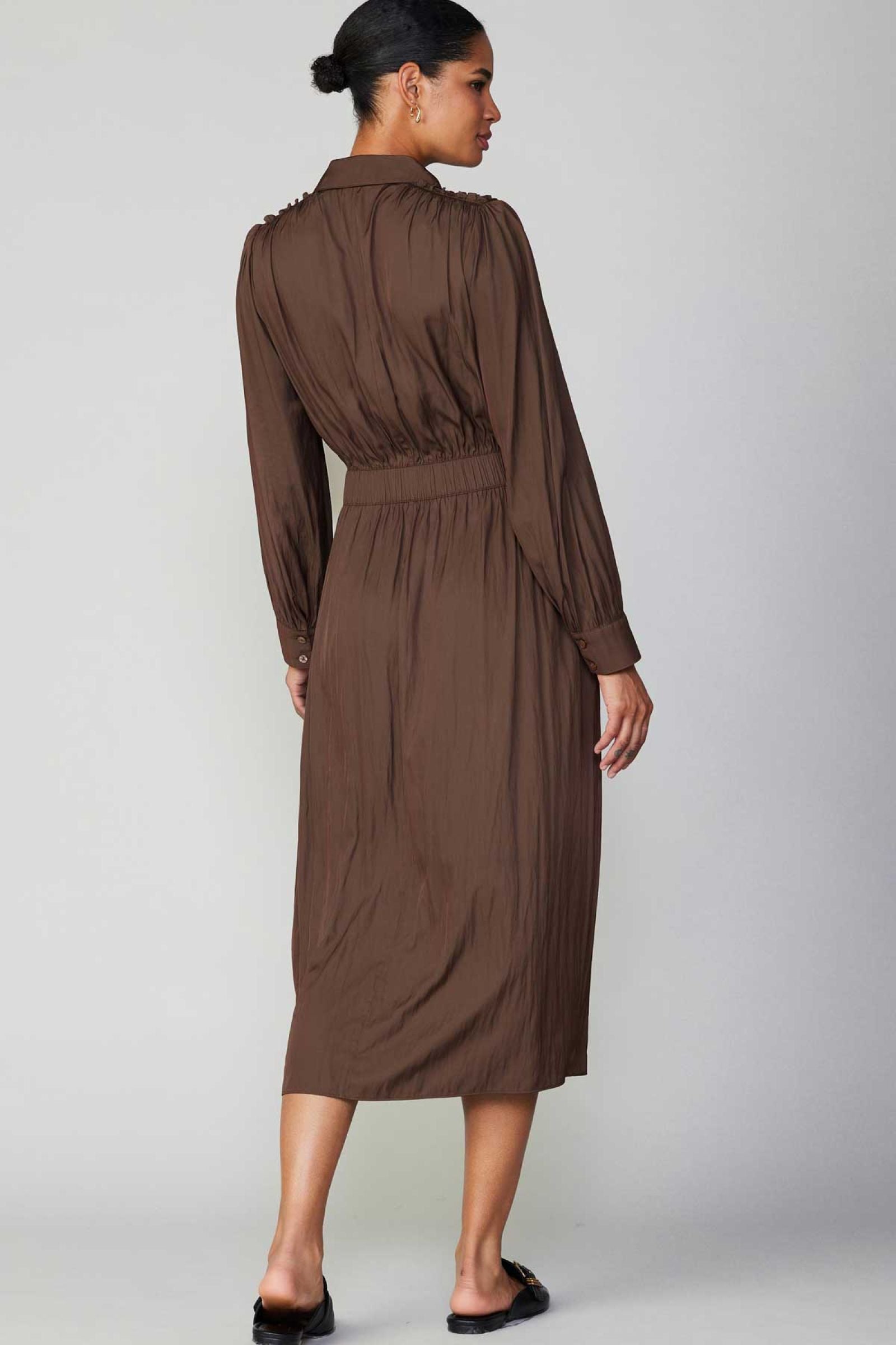 Leah Chocolate Dress - Image 2