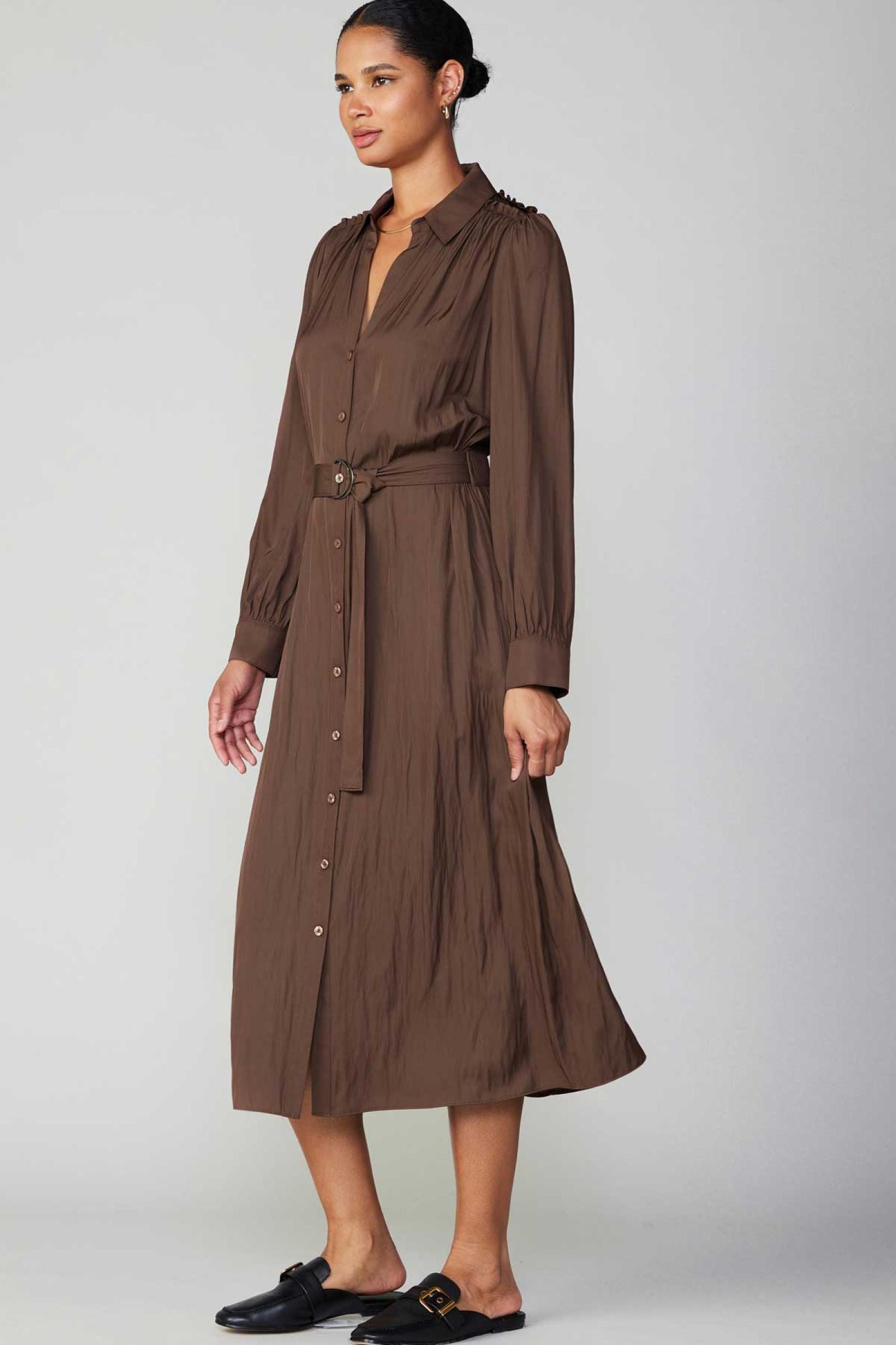 Leah Chocolate Dress - Image 3