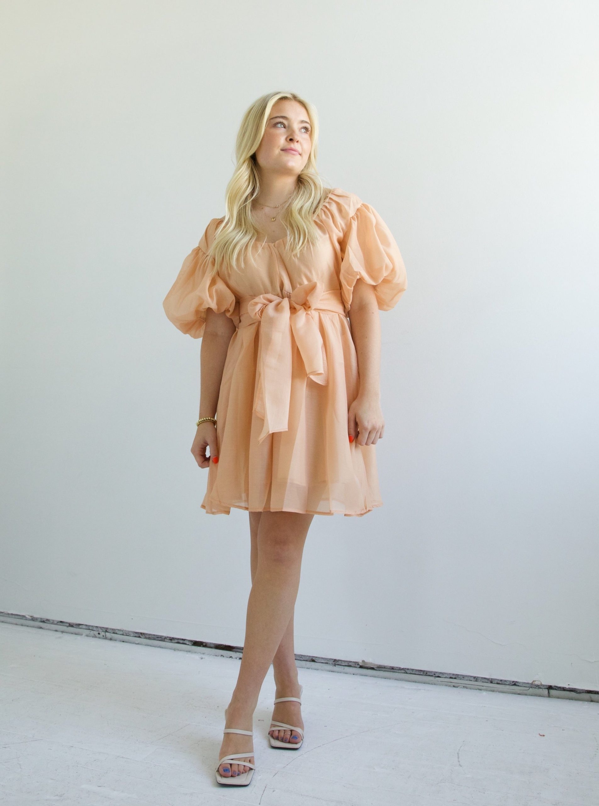 Lori Puff Sleeve Dress - Image 2