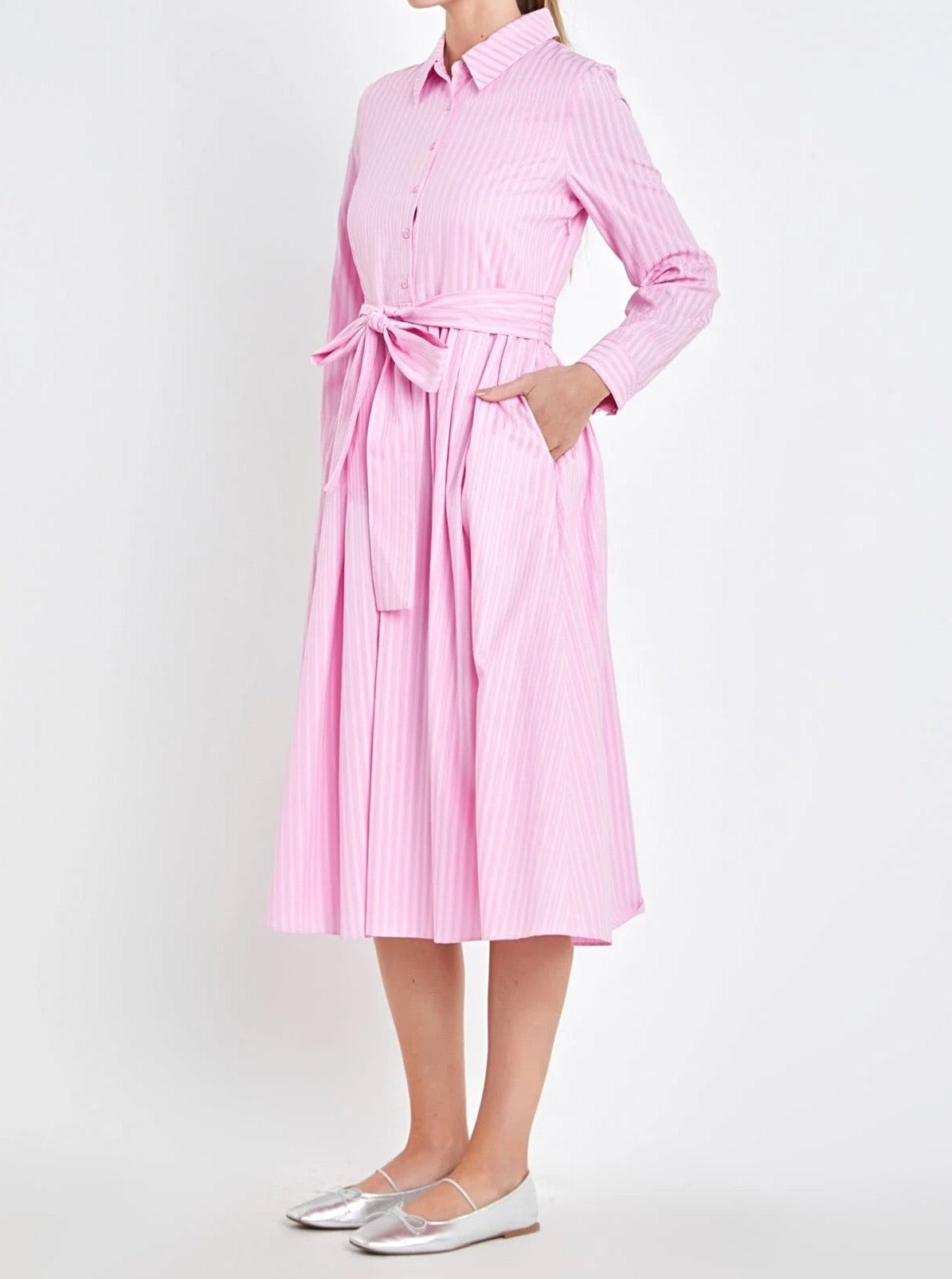 Kimberly Striped Dress - Image 2