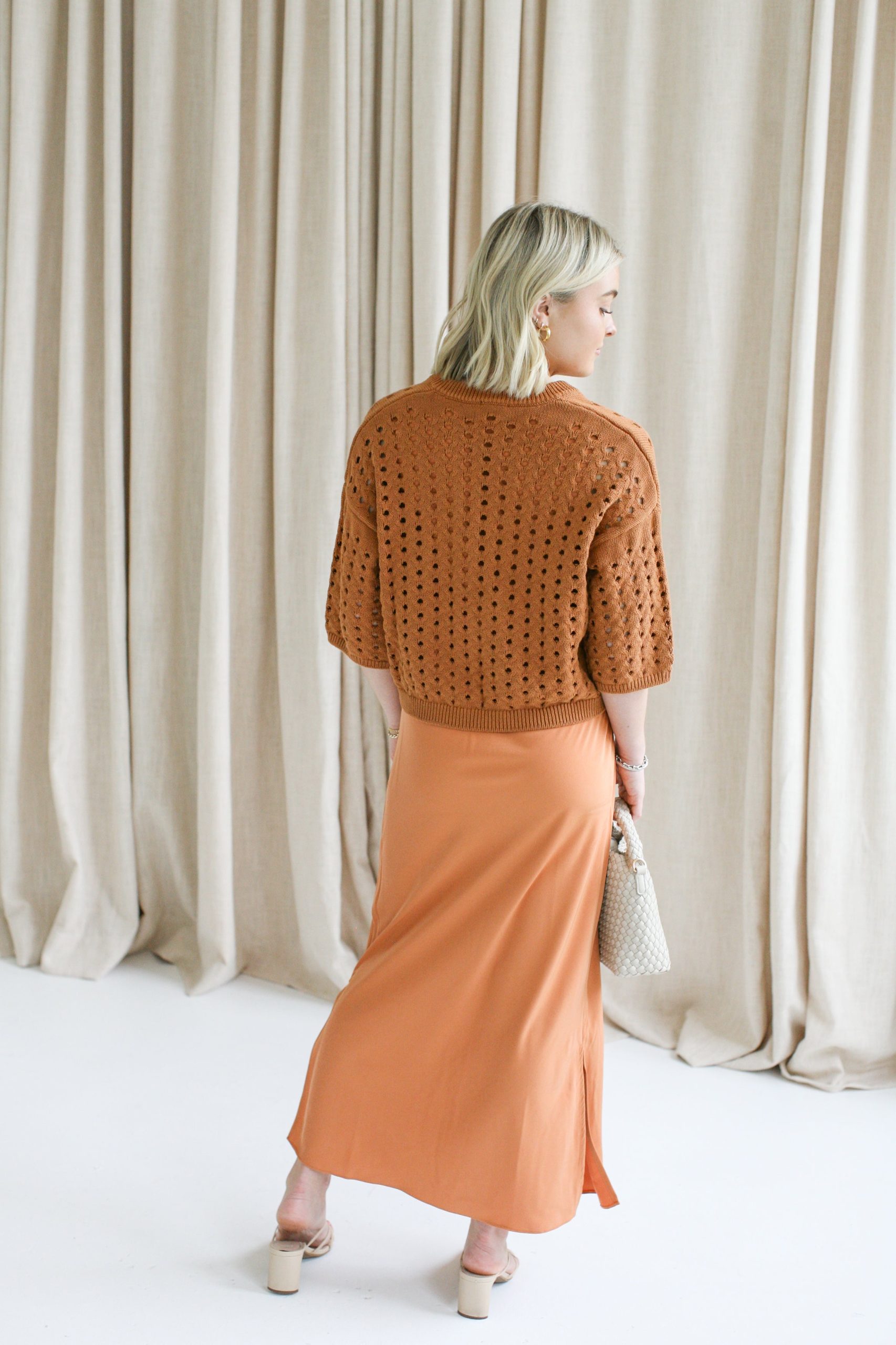 Terracotta Cami Dress Set - Image 4