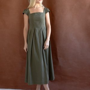 Chloe Dress - Olive