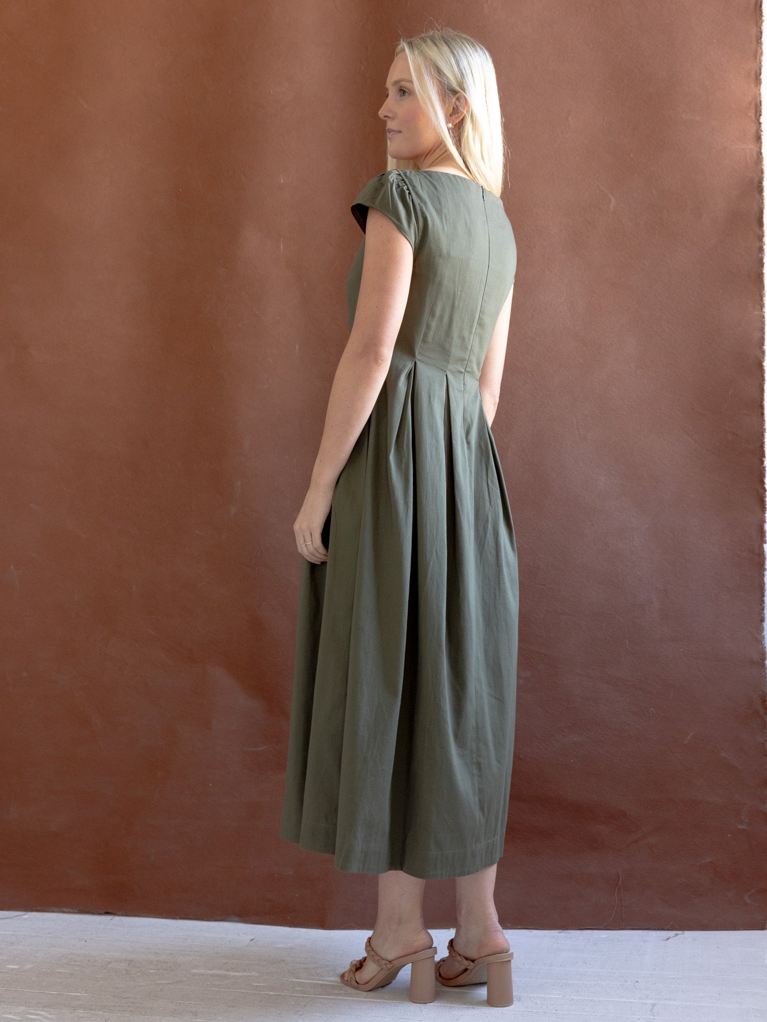 Chloe Dress - Olive - Image 3
