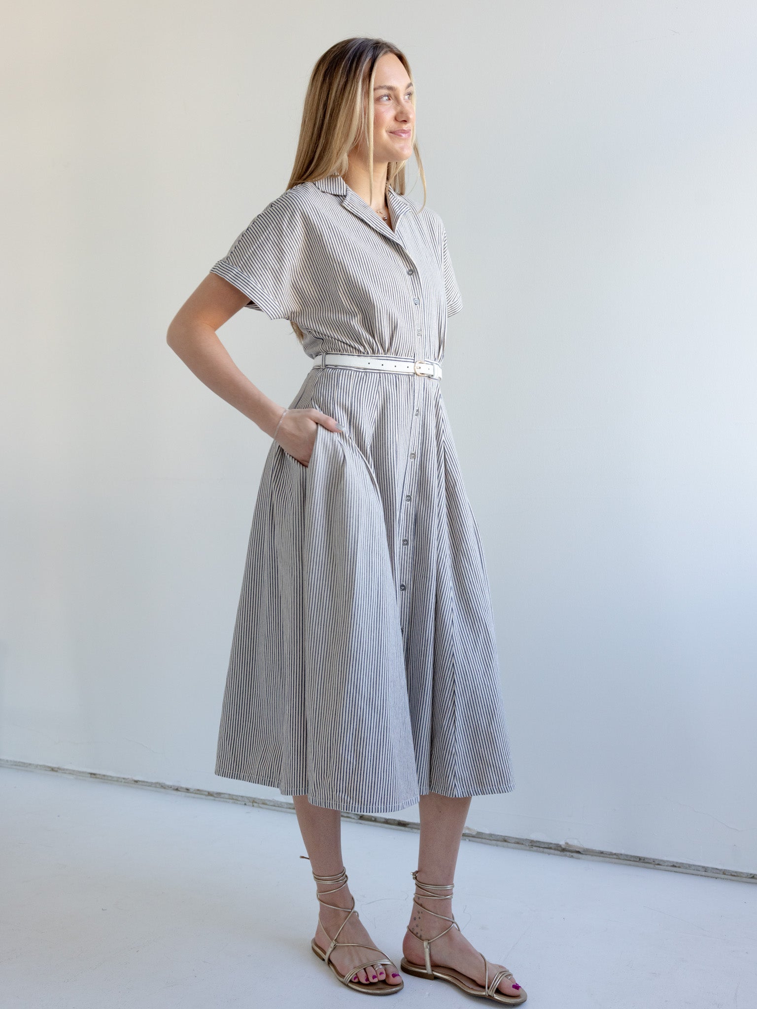 Waverley Stripe Dress - Image 3