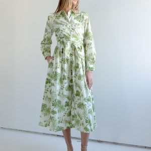 Fern Belted Midi Dress