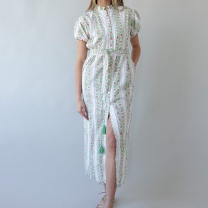 Maison De Frederic Pink Maxi Dress