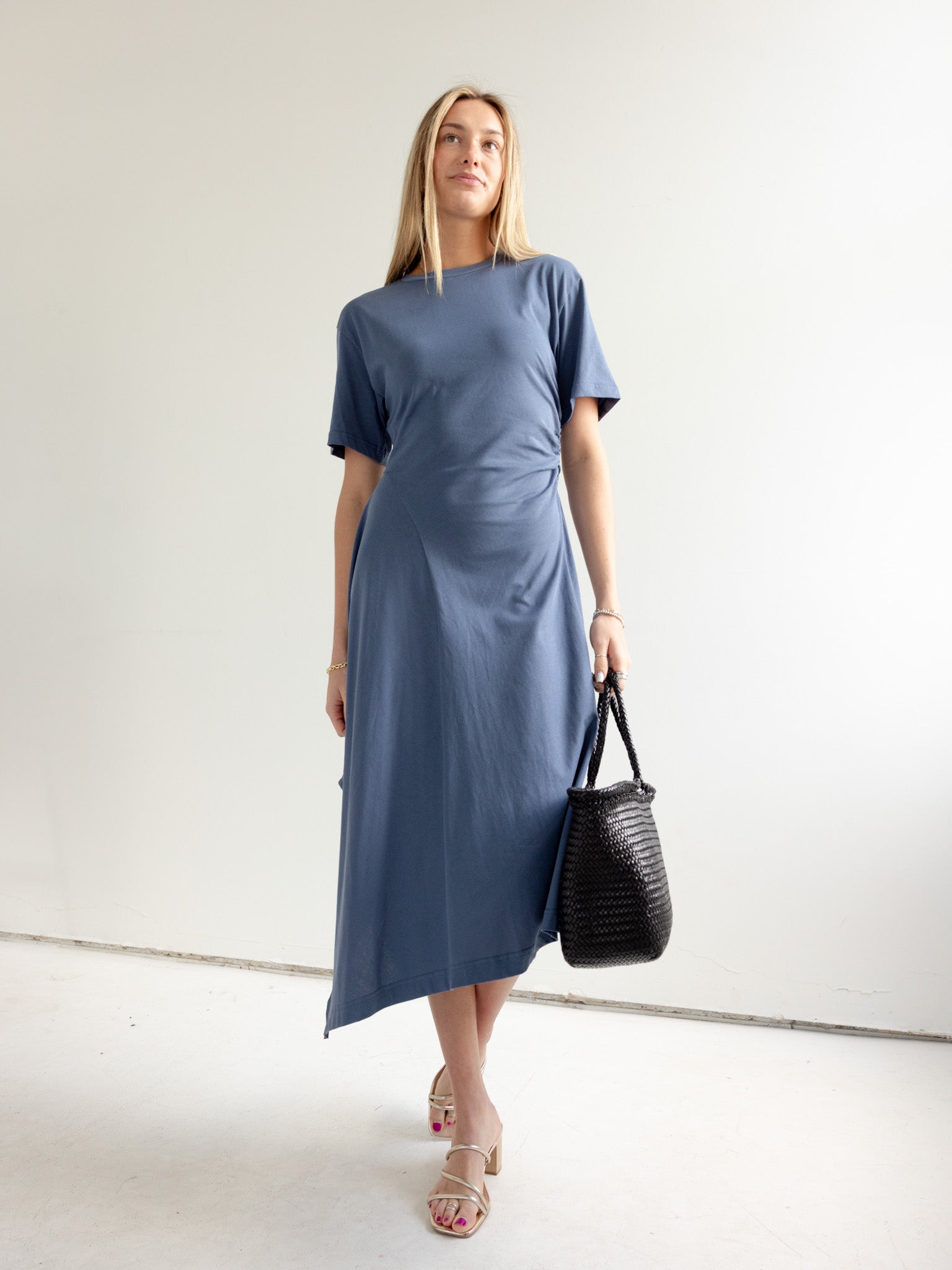 Asymmetric Knit Dress - Image 2