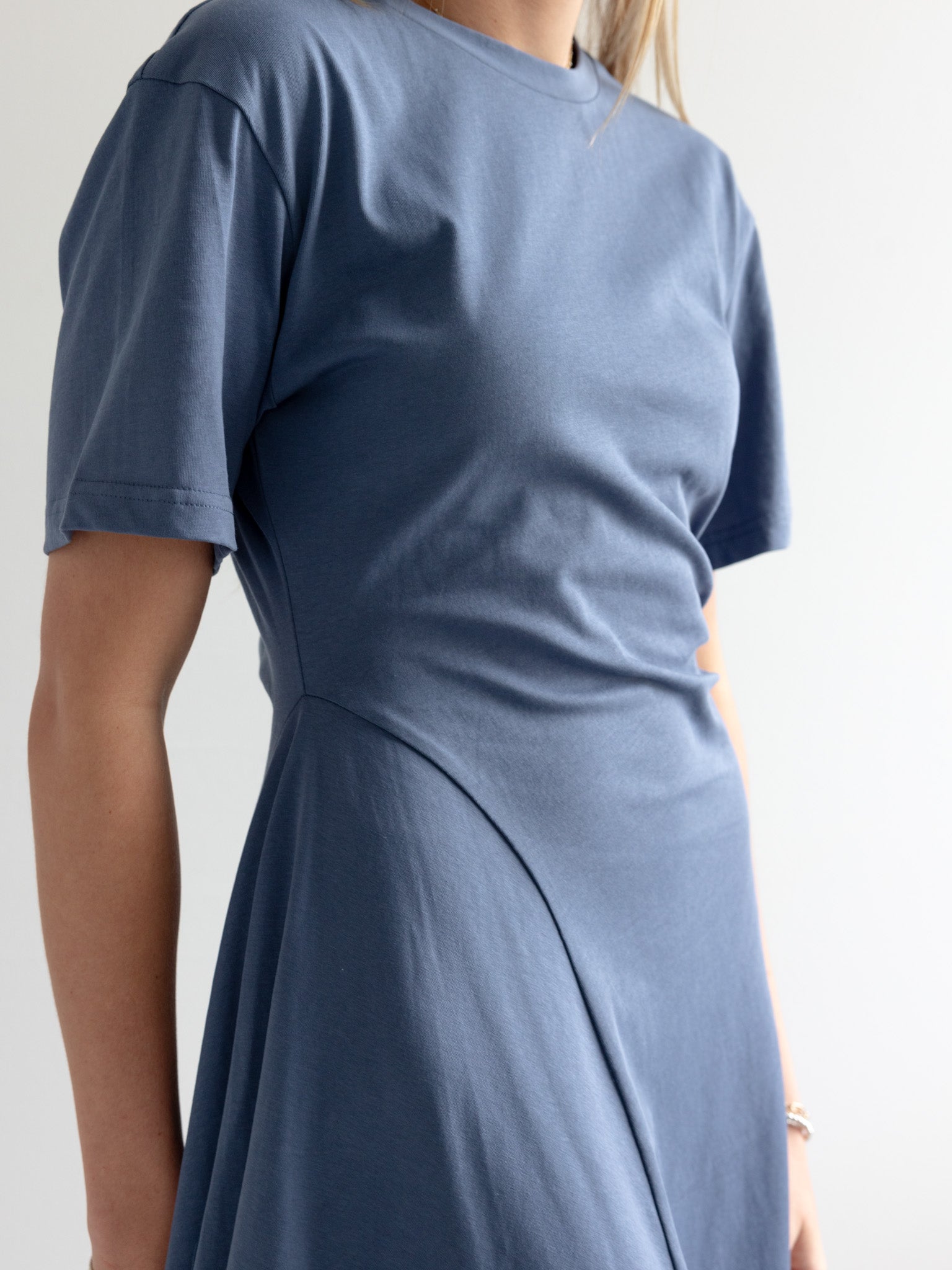 Asymmetric Knit Dress - Image 3