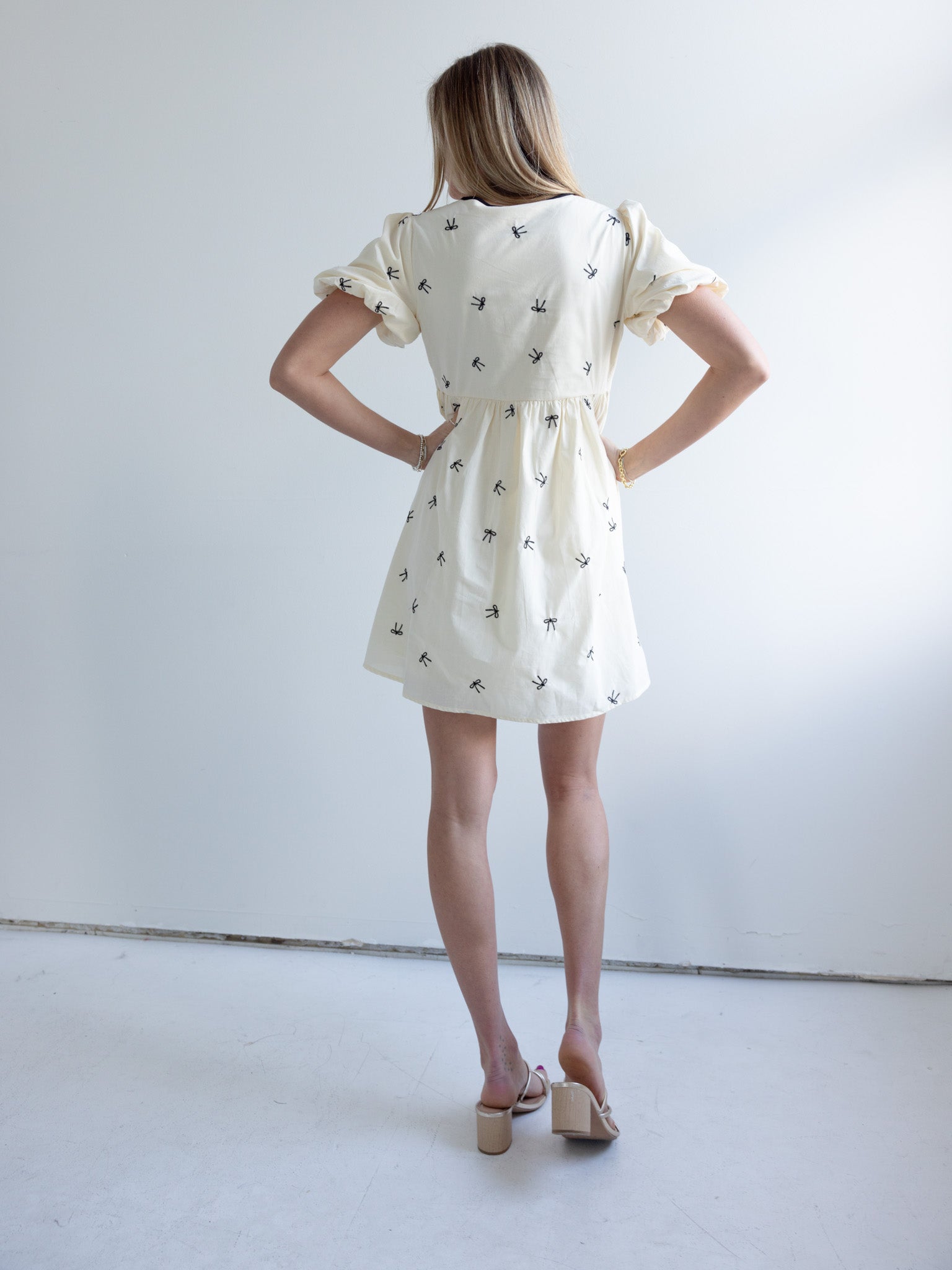 Bow Mini Dress - Image 3