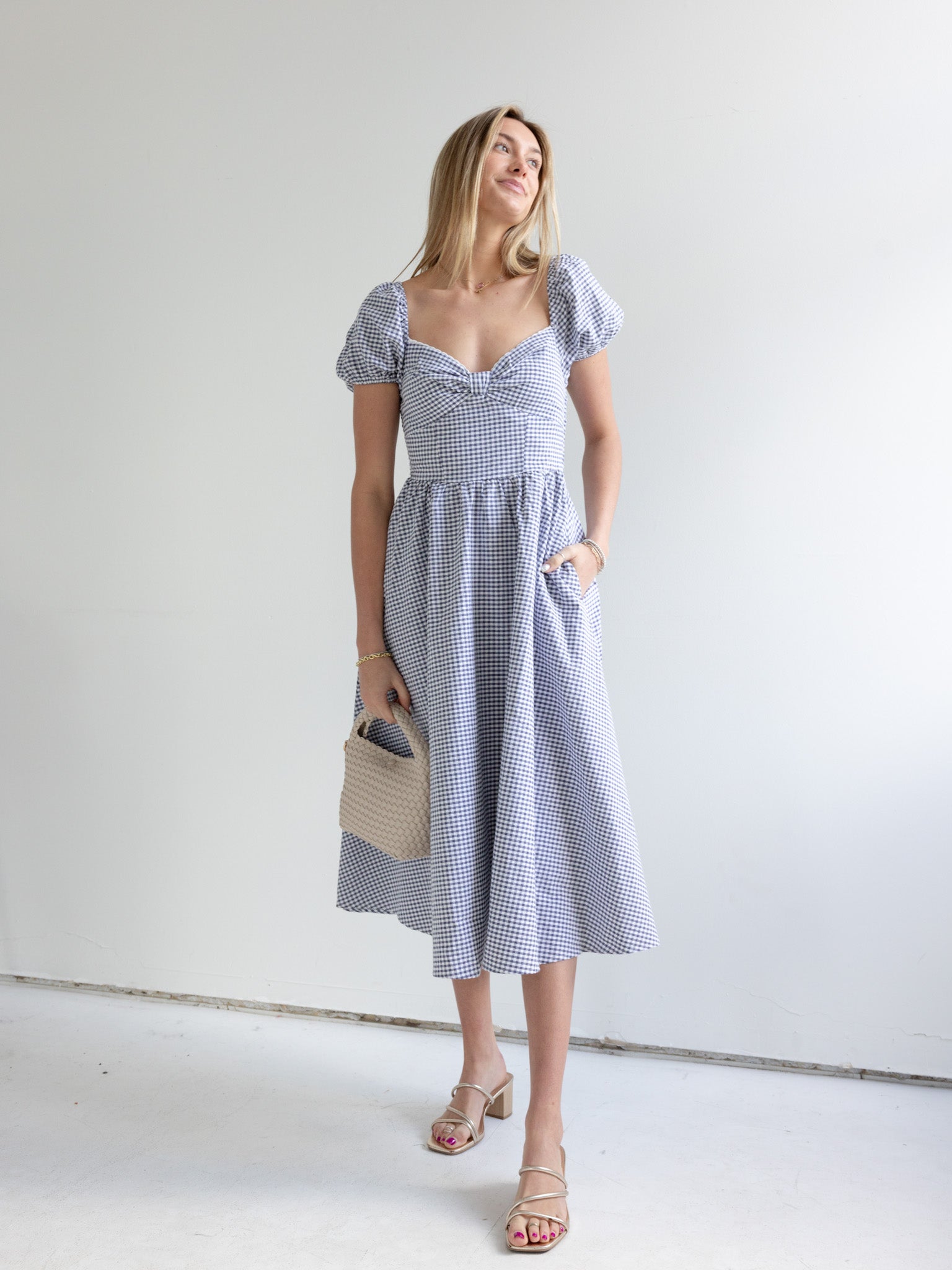 Gingham Sweetheart Dress - Image 2
