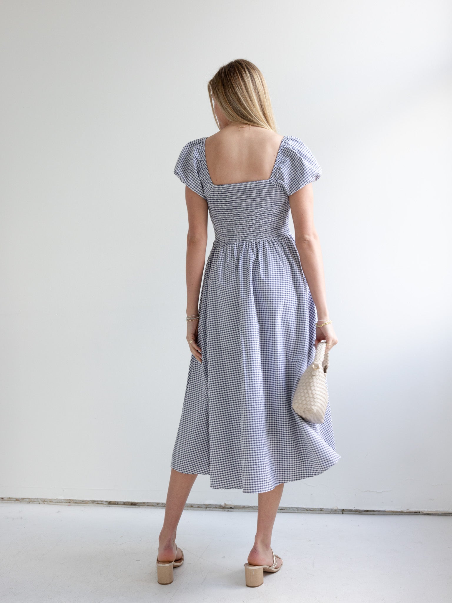 Gingham Sweetheart Dress - Image 3