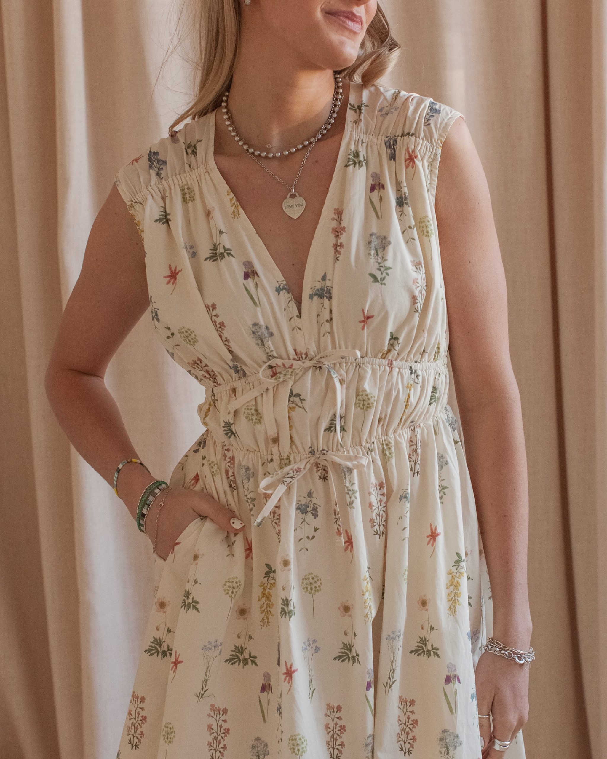 Cecilia Floral Midi Dress - Image 2