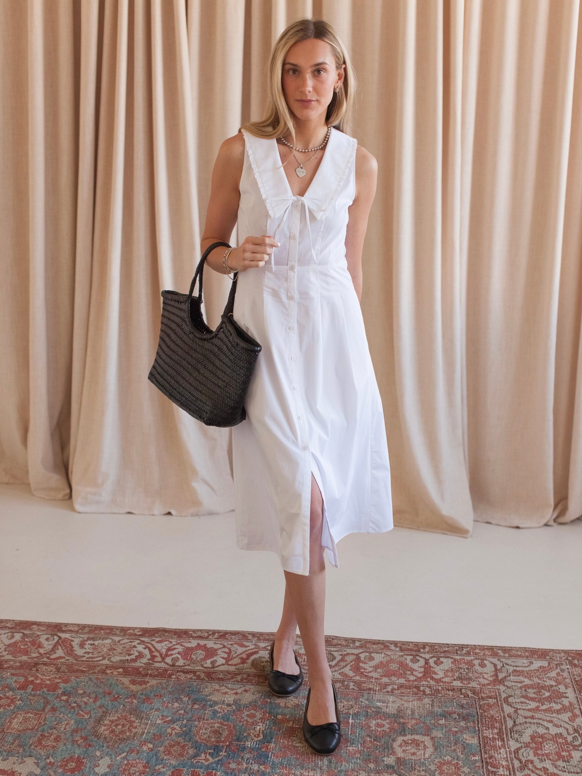 Cleo Poplin Dress