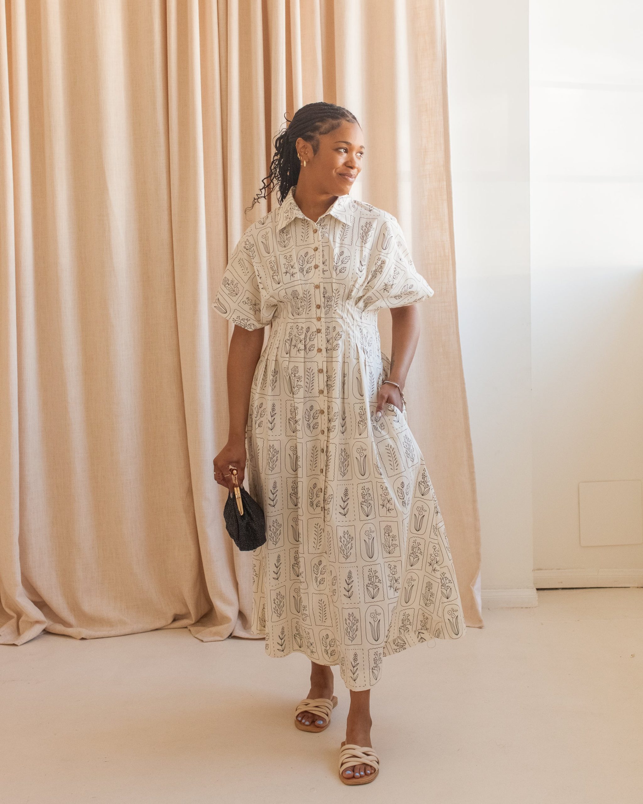 Rosalie Floral Shirtdress - Image 2