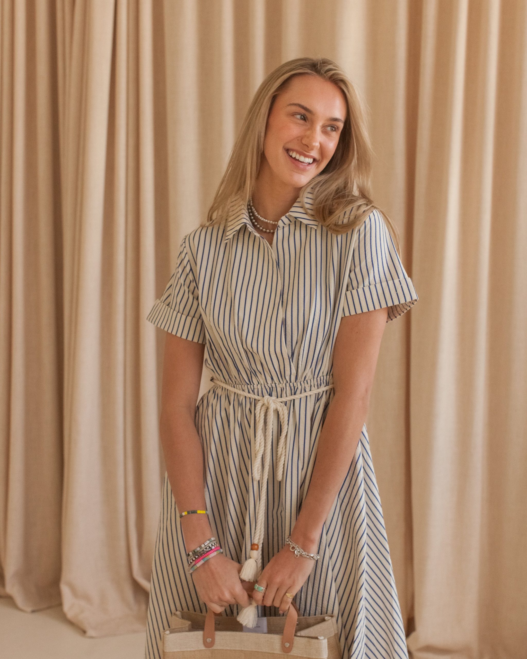 Hadley Striped Midi Dress - Image 3