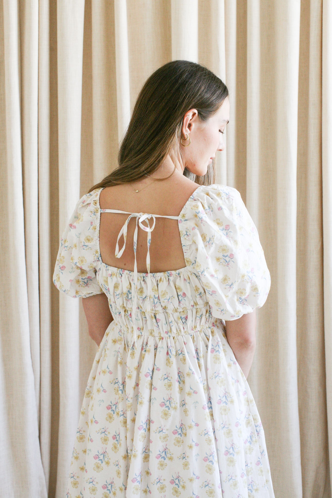 Libby Floral Midi Dress - Image 4