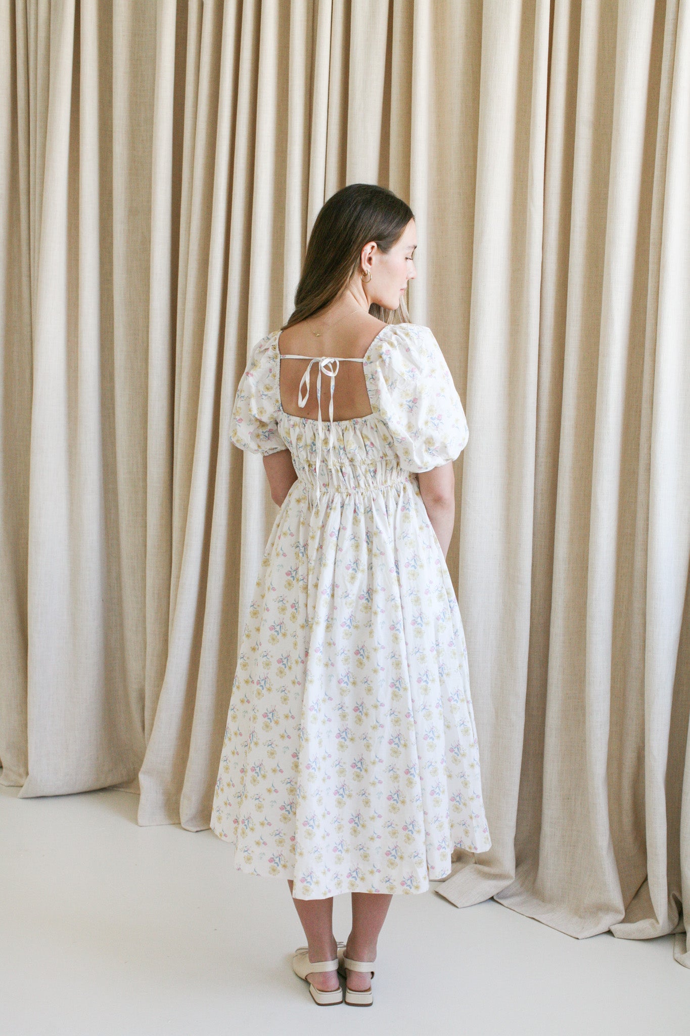Libby Floral Midi Dress - Image 5